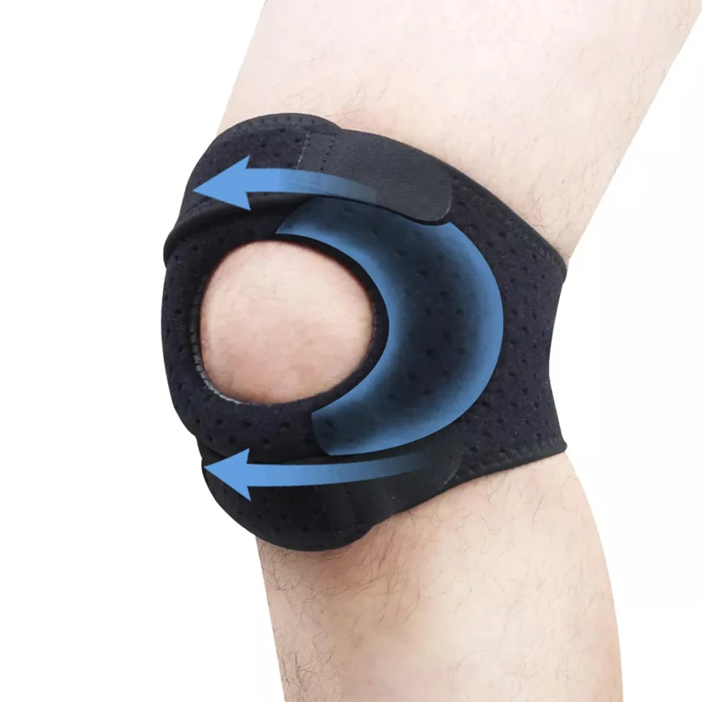 Professional Sports Knee Brace Patella Strap Wide Usage Forvarious Activities Knee Brace Anti-Collision Sponge Adjustable Buckle