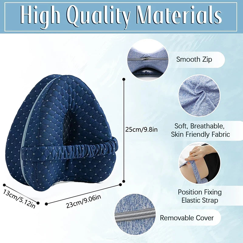Alignment Pillows for Side Sleepers Smooth Spine Alignment Pillow Relieve Hip Pain & Sciatica Leg Relaxation Leg Pillow