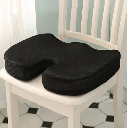 Car Booster Cushion Ergonomic Seat Cushion U-Shaped Memory Foam Rebound Tailbone Cushion Office Chair Long-Term Sitting Cushion