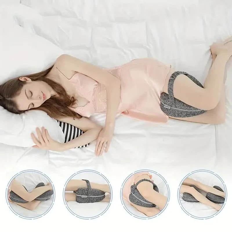 Alignment Pillows for Side Sleepers Smooth Spine Alignment Pillow Relieve Hip Pain & Sciatica Leg Relaxation Leg Pillow