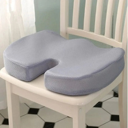 Car Booster Cushion Ergonomic Seat Cushion U-Shaped Memory Foam Rebound Tailbone Cushion Office Chair Long-Term Sitting Cushion