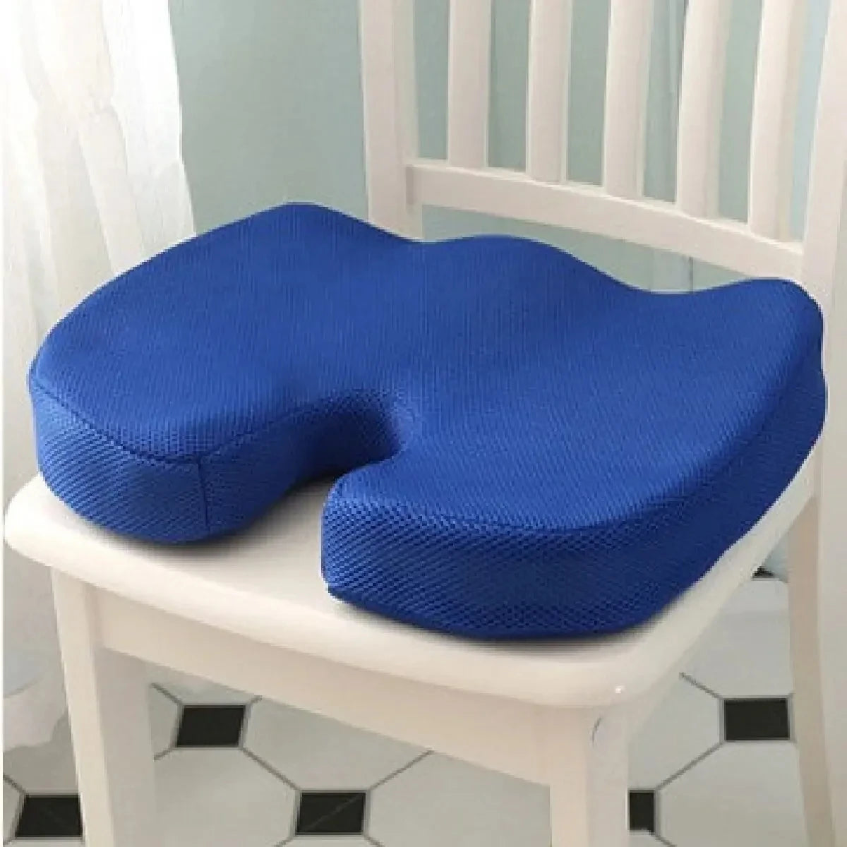 Car Booster Cushion Ergonomic Seat Cushion U-Shaped Memory Foam Rebound Tailbone Cushion Office Chair Long-Term Sitting Cushion